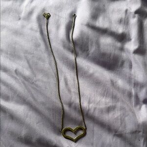 Elegant sterling silver Heart Necklace